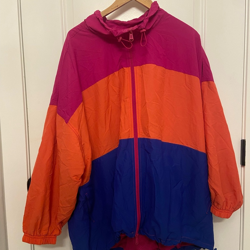Free People Movement Colorblock Oversized Jacket